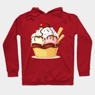 Ice Cream Cone Hoodie